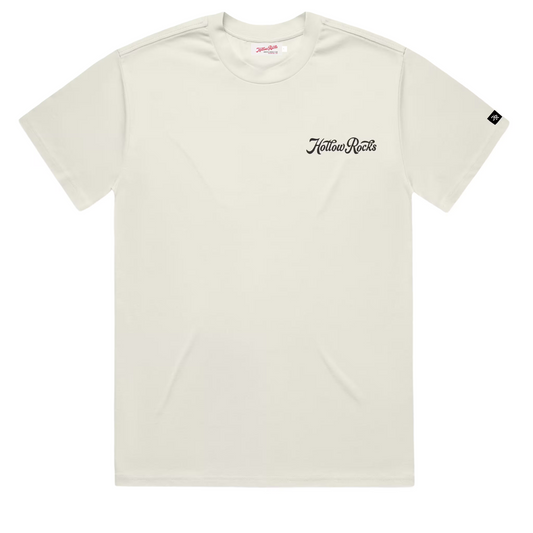 Mens ID Tee - Charcoal on Ecru