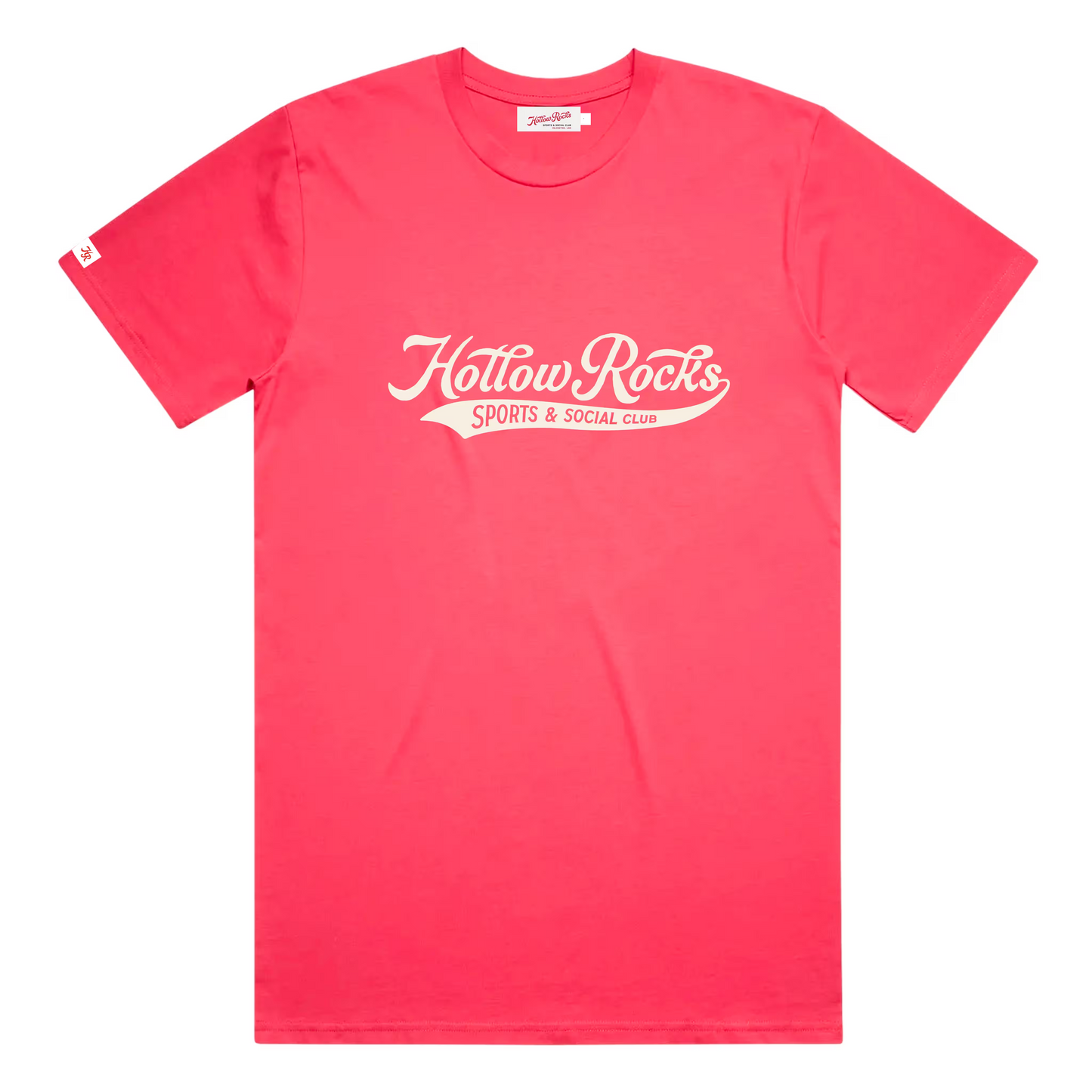 Mens Classic Tee - Ecru on Watermelon